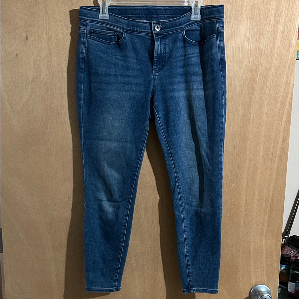 J. Jill Dark Blue 5 Pocket Denim Leggings